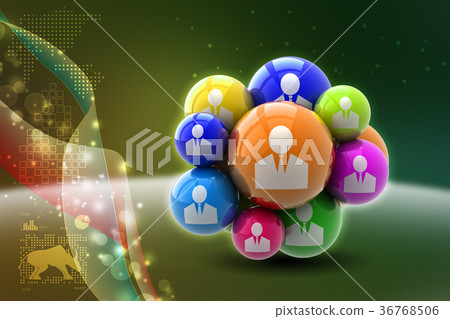 Social network concept Social network concept 36768506