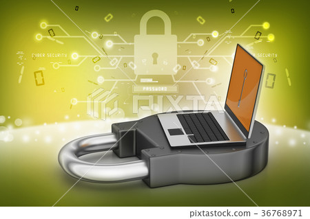 Internet security concept 36768971