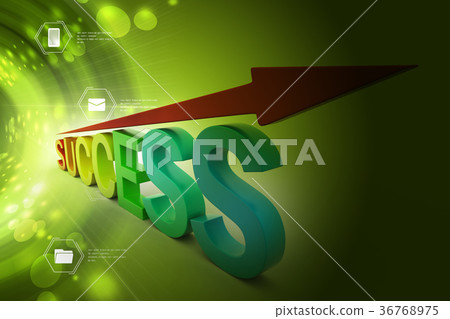 Business success graph Business success graph 36768975