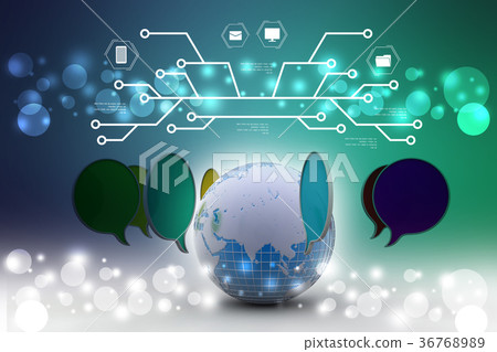 Communication Concept - Stock Illustration [36768989] - PIXTA