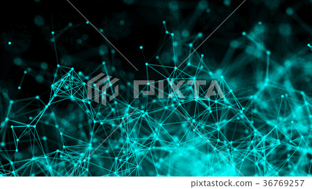 Abstract connection dots. Technology background 36769257