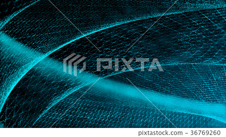 Abstract particles with depth of field Abstract particles with depth of field 36769260