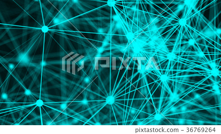 Abstract connection dots. Technology background Abstract connection dots. Technology background 36769264