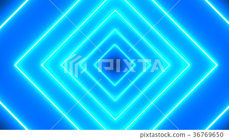 Abstract background with neon squares 36769650