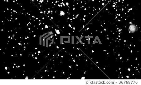 Snow isolated on black background Snow isolated on black background 36769776