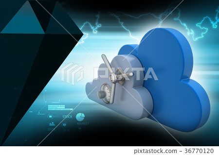 Cloud storage concept 36770120