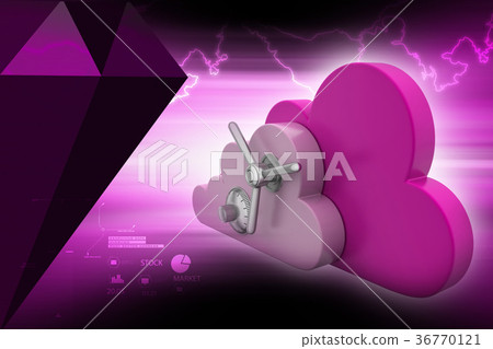 Cloud storage concept Cloud storage concept 36770121