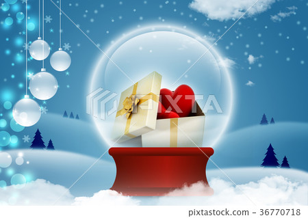 gift box and hearts .. gift box and hearts .. 36770718