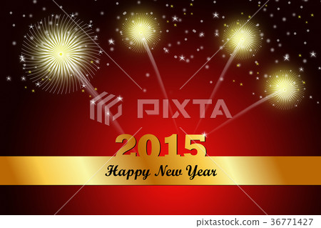Happy New Year 2015 celebration concept Happy New Year 2015 celebration concept 36771427