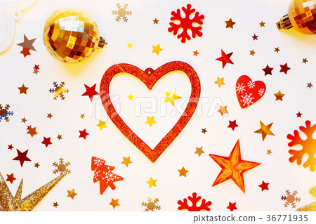Christmas and New Year holiday decorations Christmas and New Year holiday decorations 36771935