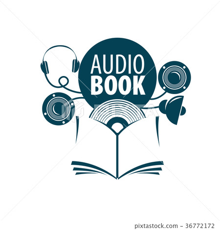 Audiobook. Vector logo template - Stock Illustration [36772172] - PIXTA