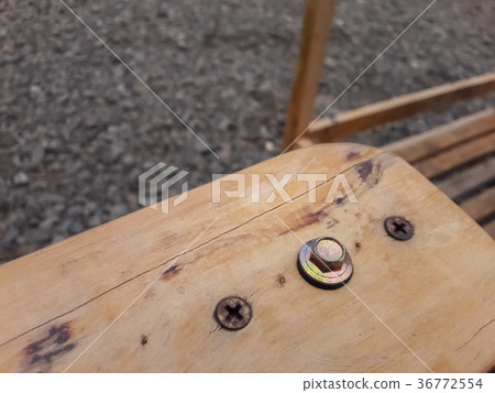 Nut on a wooden chair Nut on a wooden chair 36772554