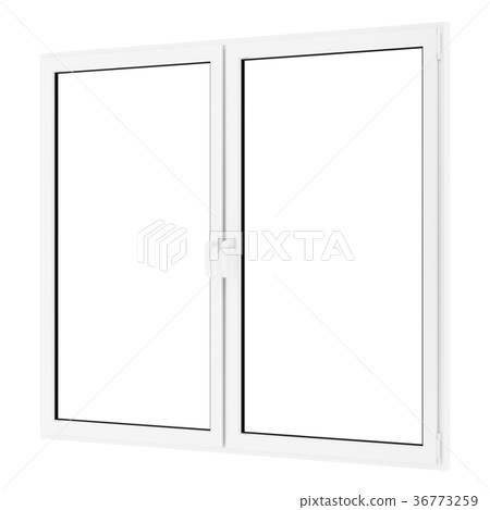 window isolated on white background - Stock Illustration [36773259] - PIXTA