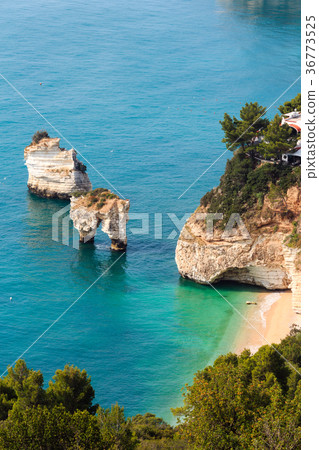 Faraglioni di Puglia  Baia Delle Zagare, Italy 36773525