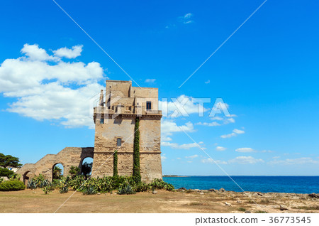 Torre Colimena on Salento sea coast, Italy 36773545