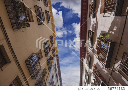 Residential buildings in Madrid, Spain. Residential buildings in Madrid, Spain. 36774183
