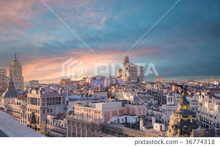 Madrid skyline 36774318