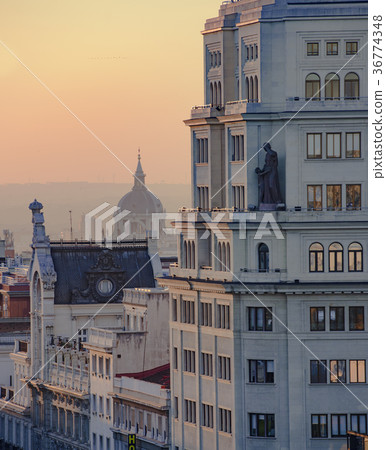 Madrid skyline and architecture 36774348