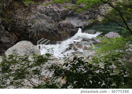 The dragon of the Ryuo Gorge and the Blue Dragon Gorge 36775398