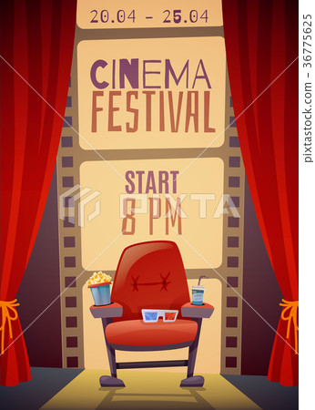 Cinema Festival Vertical Poster 36775625