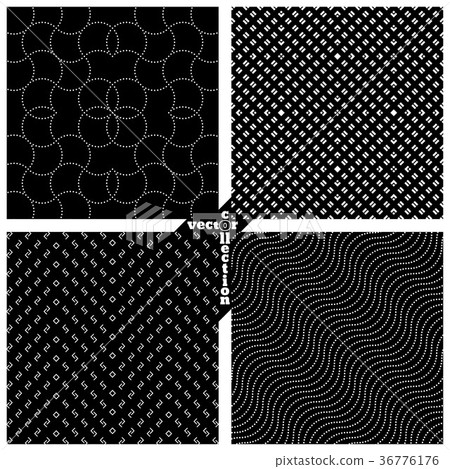 Set of vector seamless pattern 36776176