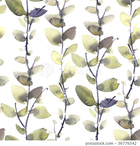Tree leaves pattern Tree leaves pattern 36776542