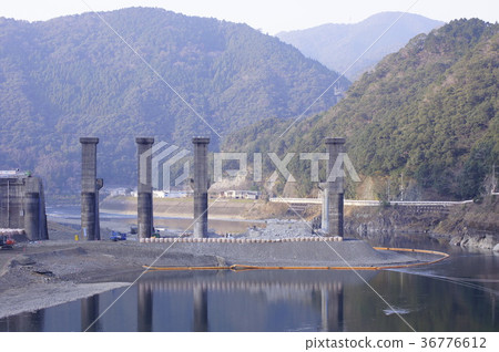 Arase dam of Kumama River which is going forward 36776612