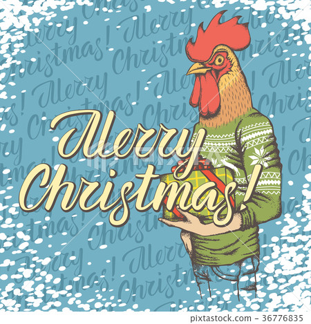 Rooster vector illustration 36776835
