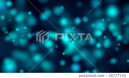 blue bokeh background. Digital illustration 36777150