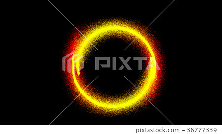 Abstract ring background with luminous swirling 36777339