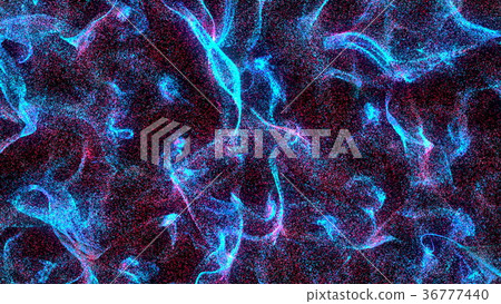 Colorful Particles dispersing and twisting. High Colorful Particles dispersing and twisting. High 36777440