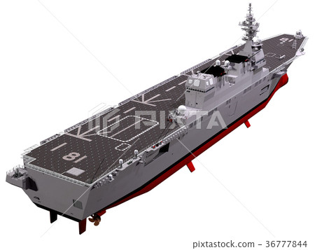 Helicopter carrier ☆ Hyuga escort ship 36777844