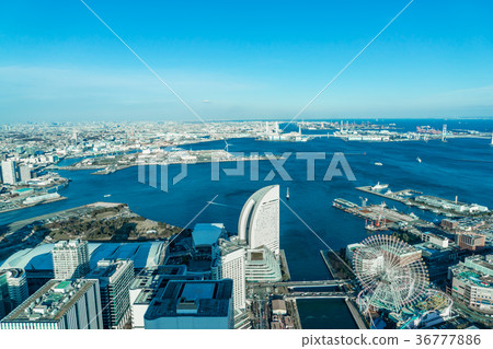 [Kanagawa] Yokohama cityscape 36777886