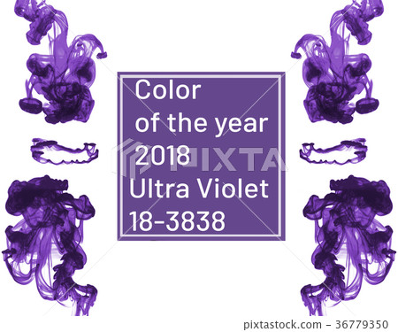 Cloud of colorful ink in water isolated. Cloud of colorful ink in water isolated. 36779350