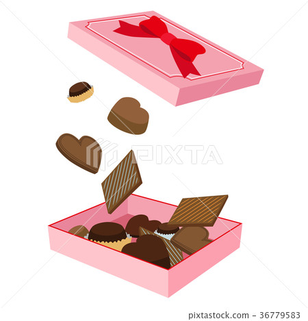 Valentine's Chocolate Illustration Valentine's Chocolate Illustration 36779583