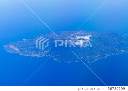 伊豆大島鳥瞰圖 36780209