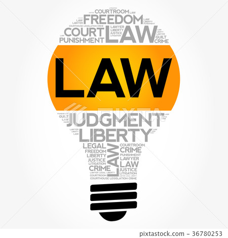 LAW bulb word cloud collage LAW bulb word cloud collage 36780253