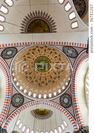 Interior Domes of Blue Mosque Interior Domes of Blue Mosque 36781207