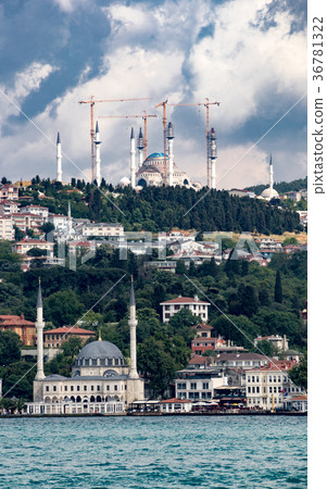 Mosque being restored in Instanbul, Turkey 36781322