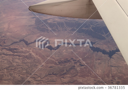Grand canyon seen from the sky (around the Little Colorado River Navajo Tribal Park) Grand canyon seen from the sky (around the Little Colorado River Navajo Tribal Park) 36781335