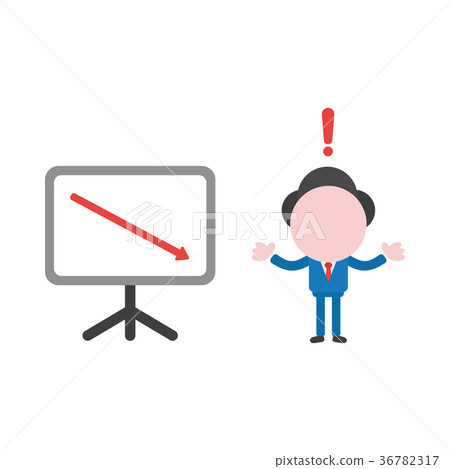 Vector faceless businessman character Vector faceless businessman character 36782317