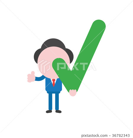Vector faceless businessman character 36782343