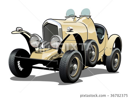 Cartoon retro car 36782375