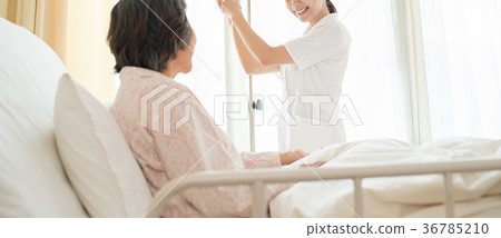 Hospital room drip nurse patient hospital 36785210