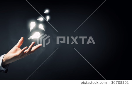 Bright idea in hand 36788301