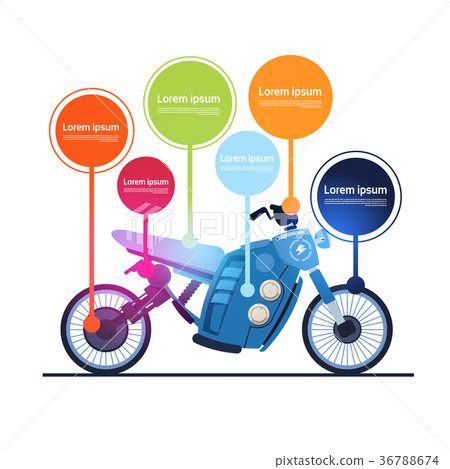 Realistic Motorcycle Hybrid Electric Motorbike 36788674