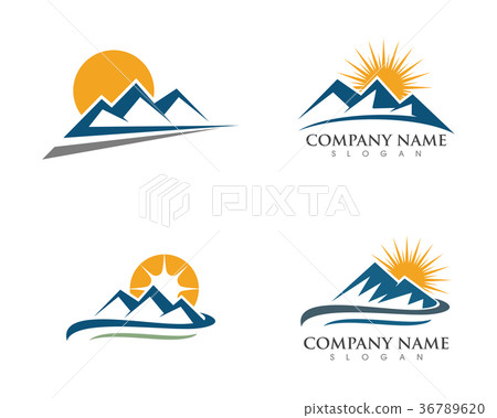 Mountain icon Logo Template Mountain icon Logo Template 36789620