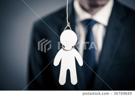 自殺，脖子形象 36789689