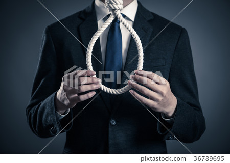 Suicide, neck image Suicide, neck image 36789695