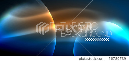 Glowing glass circles 36789789